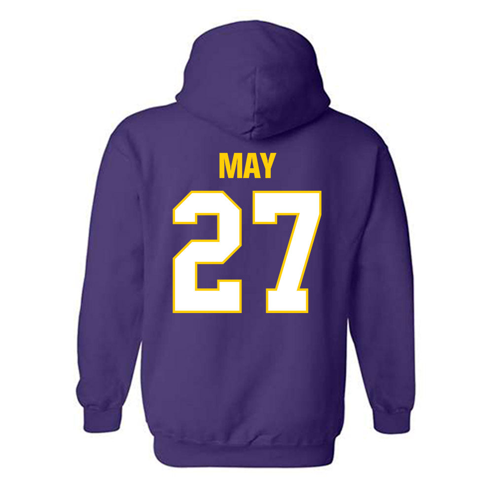 WIU - NCAA Football : Harlon May - Hooded Sweatshirt-1