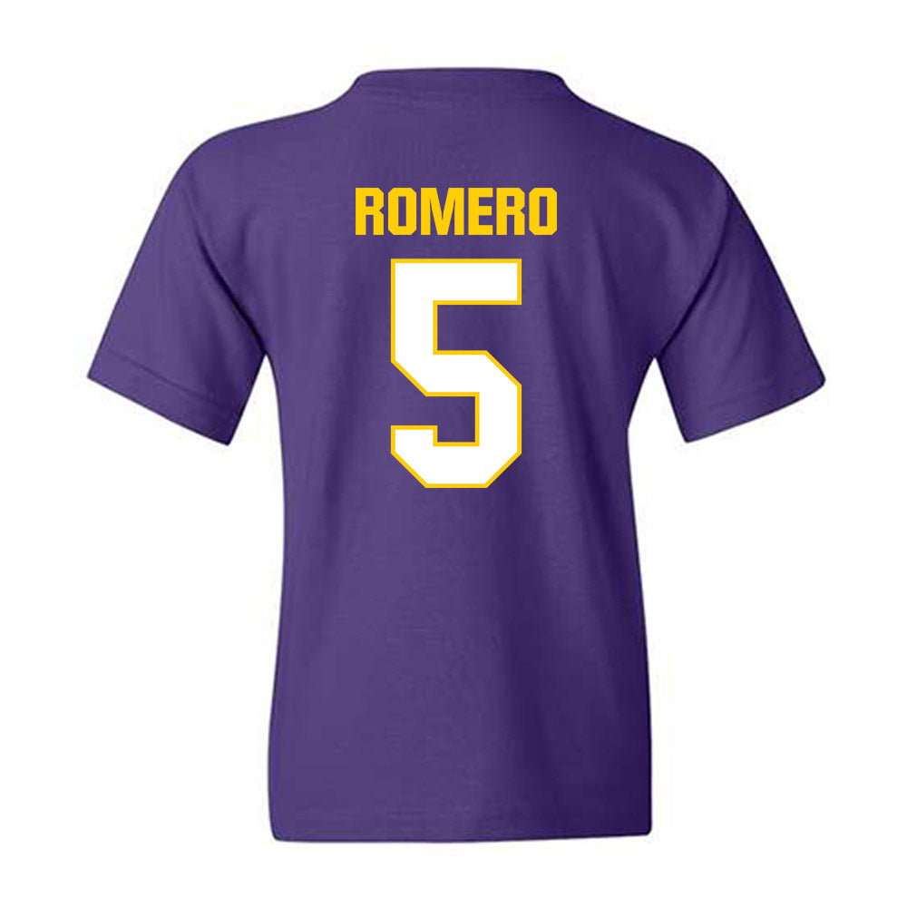 WIU - NCAA Baseball : Breck Romero - Youth T-Shirt-1