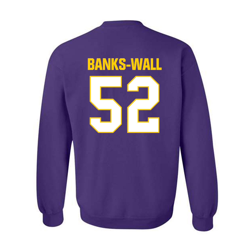 WIU - NCAA Football : Jeremiah Banks-Wall - Crewneck Sweatshirt-1