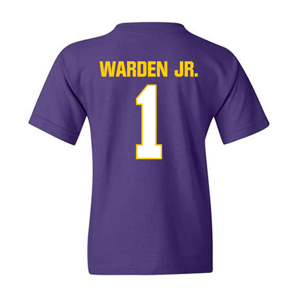 WIU - NCAA Football : Chikala Warden Jr. - Youth T-Shirt-1