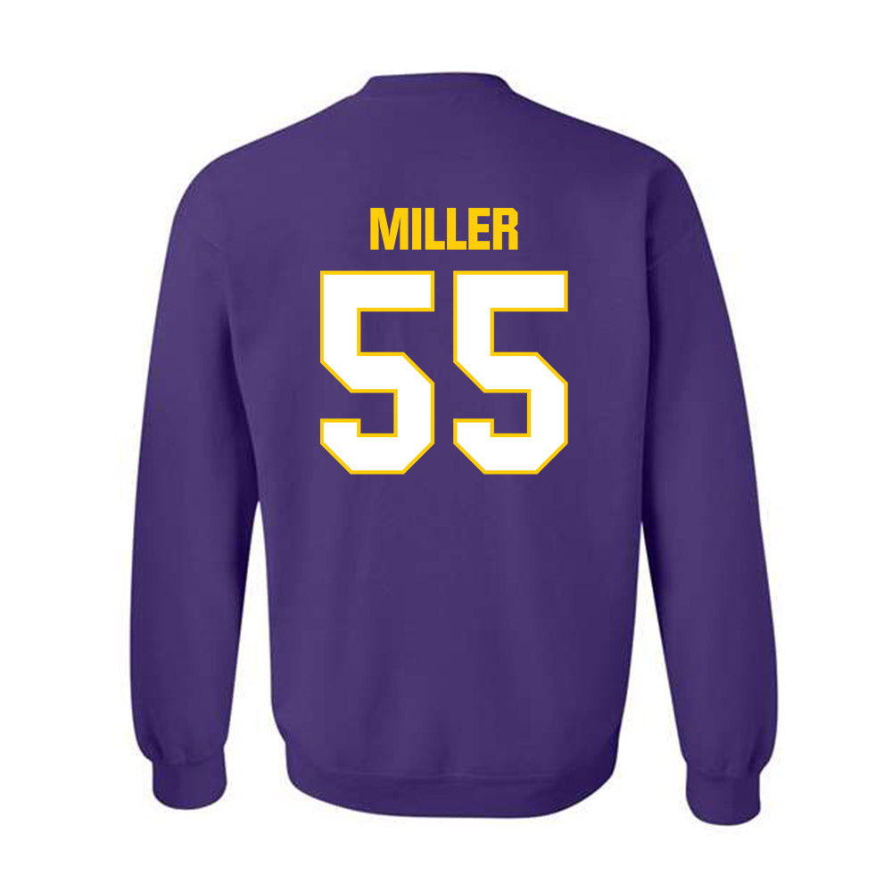 WIU - NCAA Football : Jace Miller - Crewneck Sweatshirt-1
