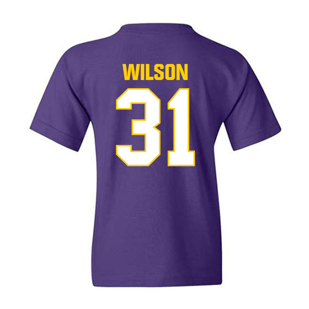 WIU - NCAA Football : Cordell Wilson - Youth T-Shirt-1