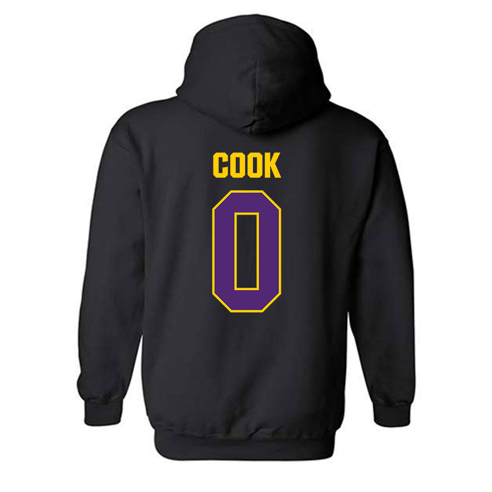 WIU - NCAA Men's Basketball : Tyran Cook - Hooded Sweatshirt-1