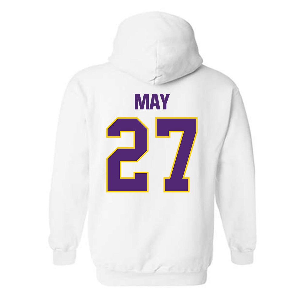 WIU - NCAA Football : Harlon May - Classic Shersey Hooded Sweatshirt-1