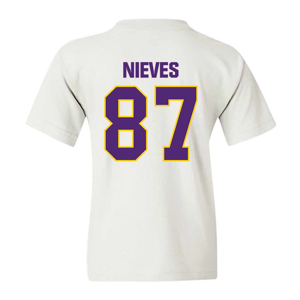 WIU - NCAA Football : Joshua Nieves - Classic Shersey Youth T-Shirt-1