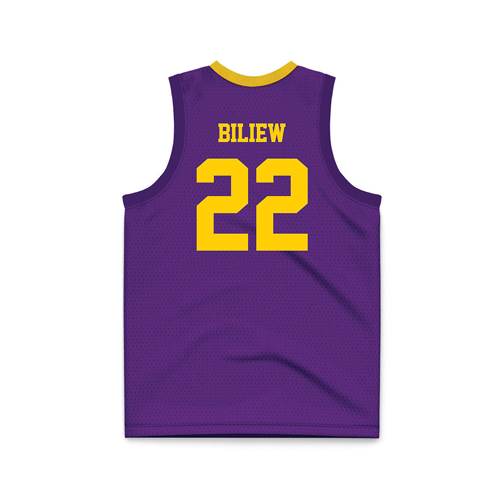 WIU - NCAA Men's Basketball : Goanar Biliew - Basketball Jersey-1