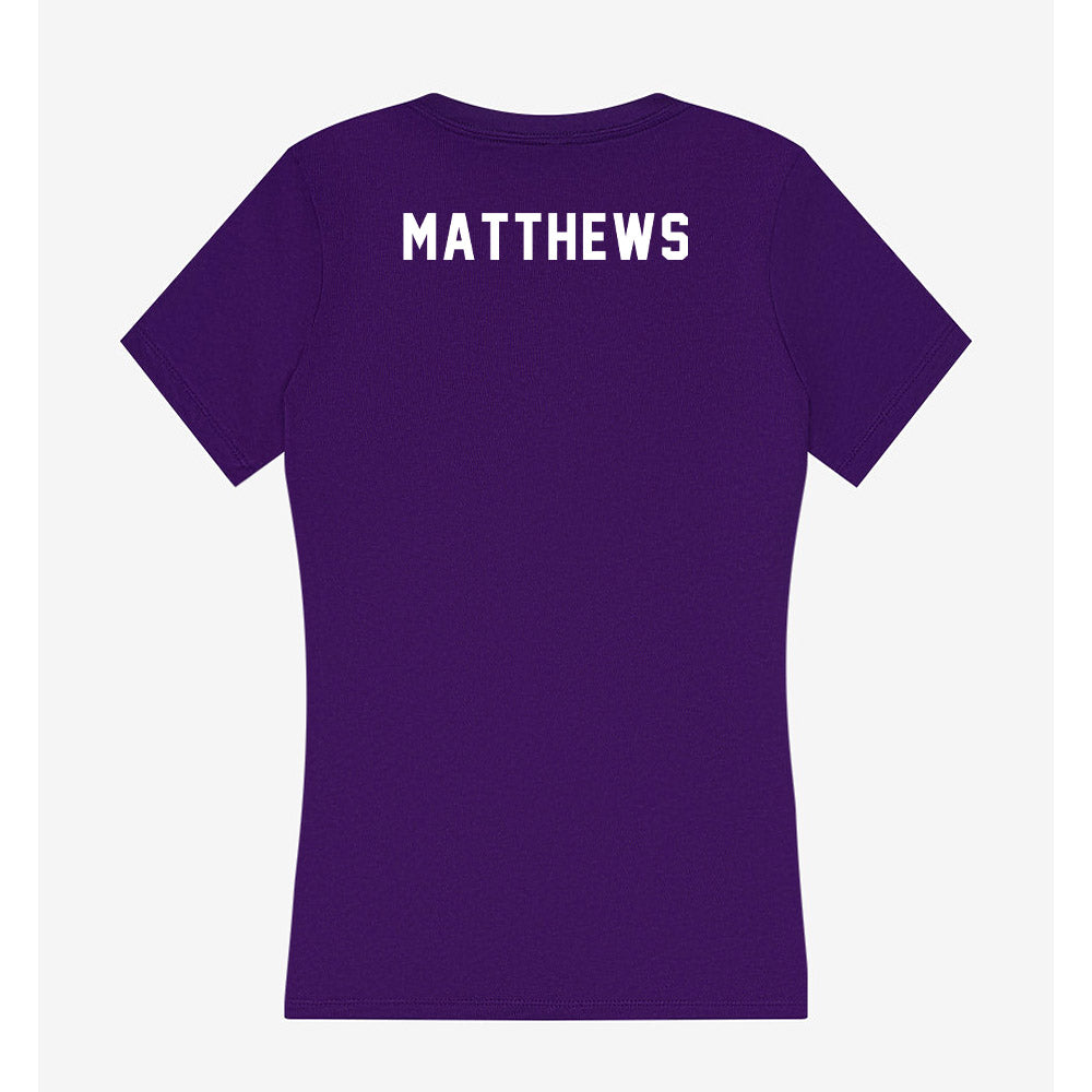 Tarleton State - NCAA Men's Track & Field : Aidan Matthews - Women's V-Neck T-Shirt-1
