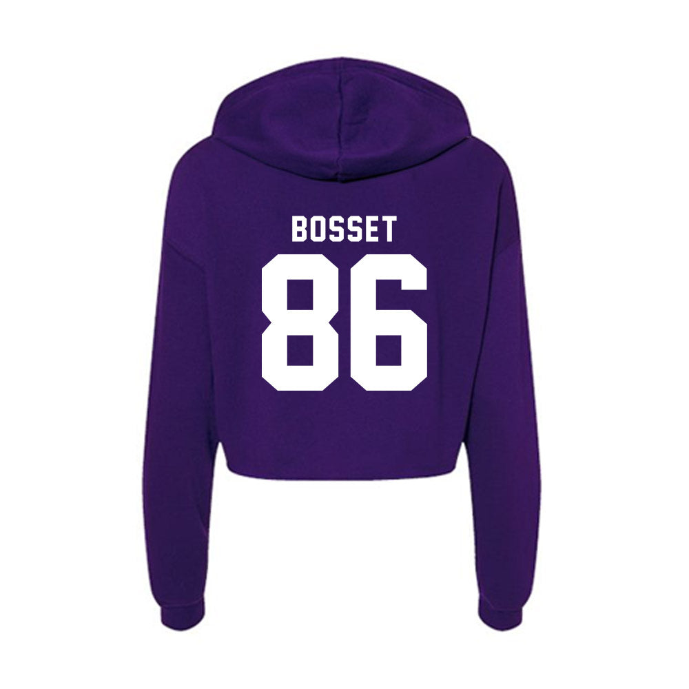 Tarleton State - NCAA Football : Matthew Bosset - Women's Crop Fleece Hoodie-1