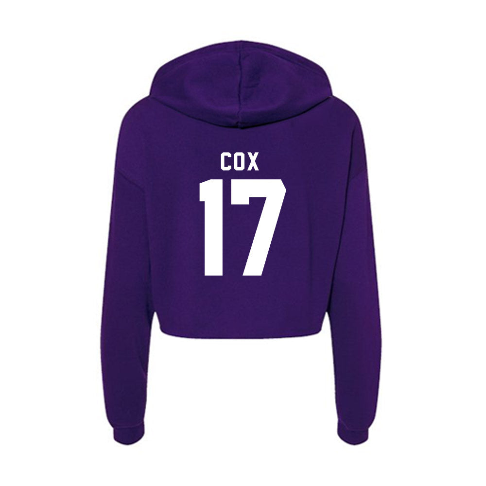 Tarleton State - NCAA Men's Track & Field : Ca'Terrin Cox - Women's Crop Fleece Hoodie-1