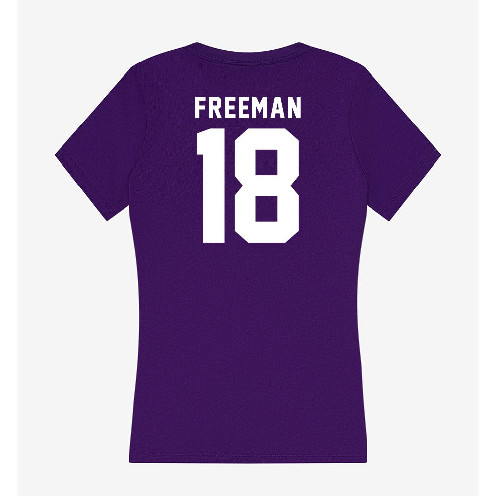 Tarleton State - NCAA Football : Matt Freeman - Women's V-Neck T-Shirt-1
