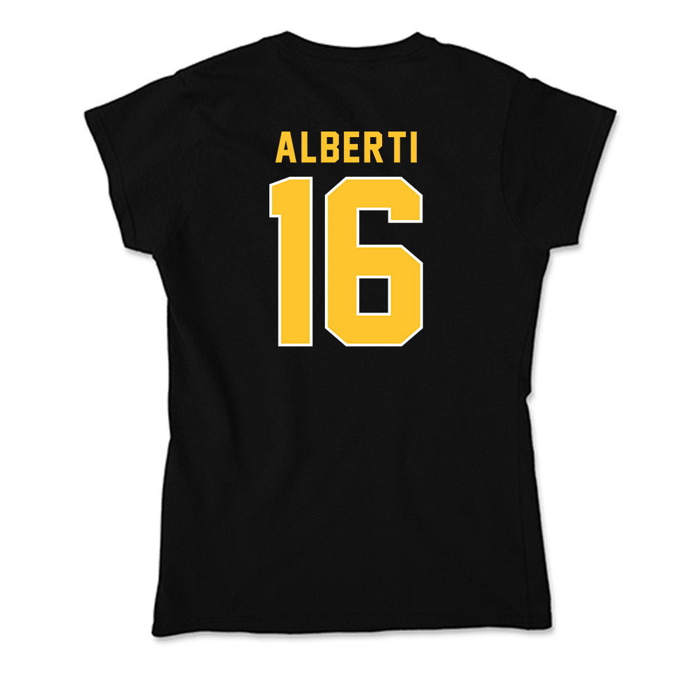 GMU - NCAA Baseball : Lucas Alberti - Soft Style Women’s T-Shirt-1
