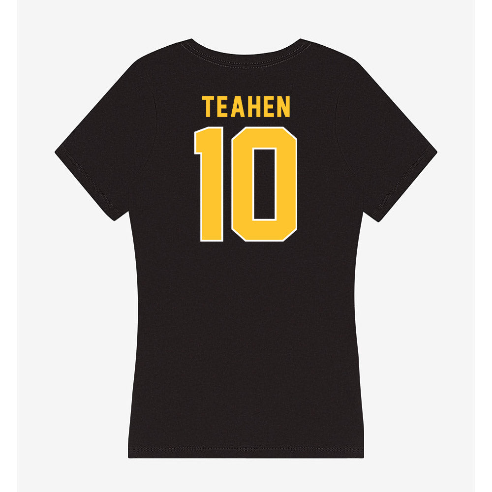 GMU - NCAA Women's Volleyball : Katarina Teahen - Women's V-Neck T-Shirt-1