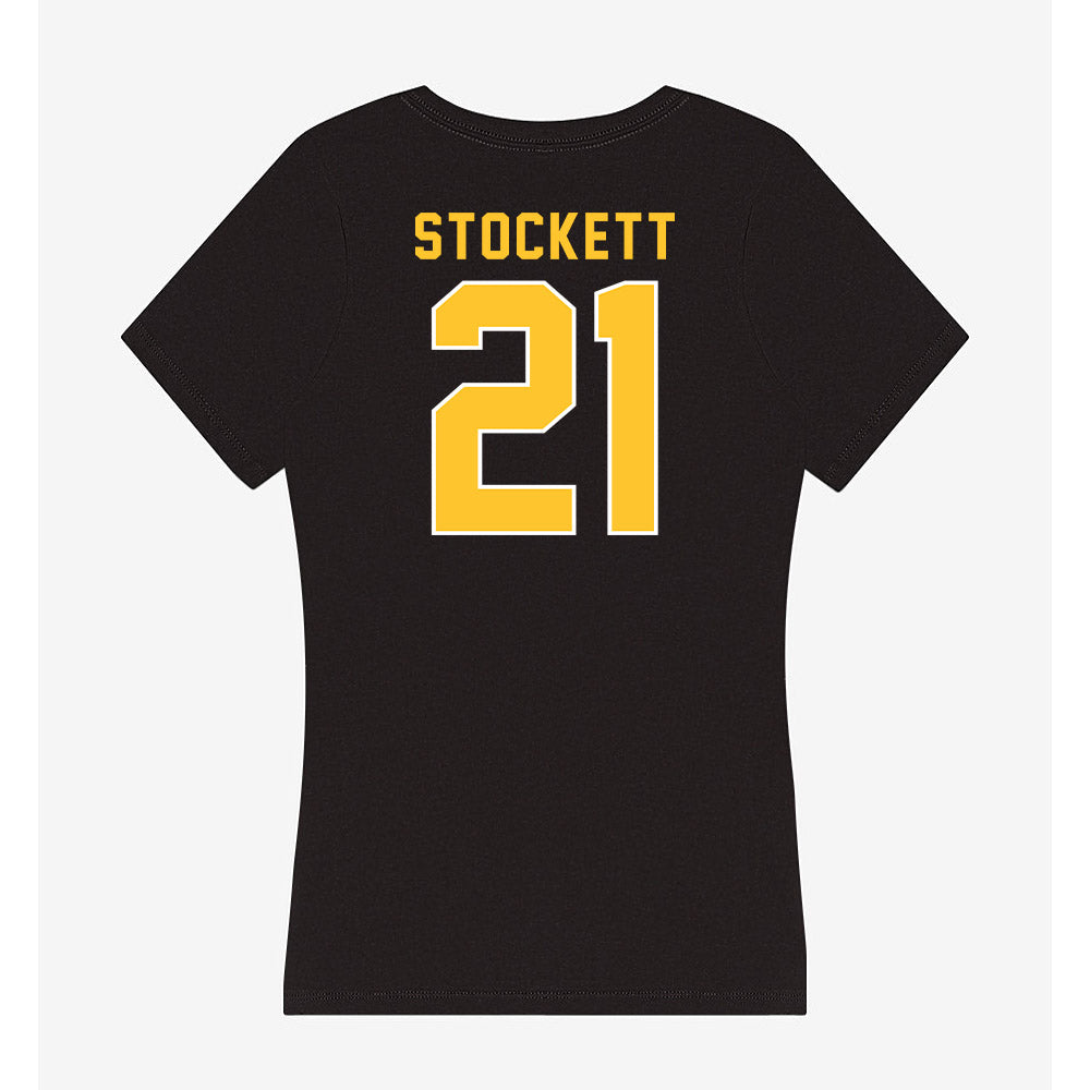 GMU - NCAA Women's Soccer : Josie Stockett - Women's V-Neck T-Shirt-1