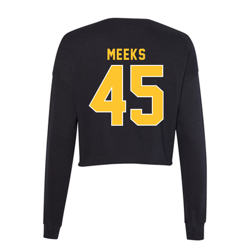 GMU - NCAA Baseball : Gardner Meeks - Women's Cropped Crew Fleece-1