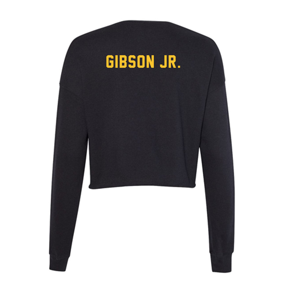 GMU - NCAA Men's Track & Field : Anthony Gibson Jr. - Women's Cropped Crew Fleece-1