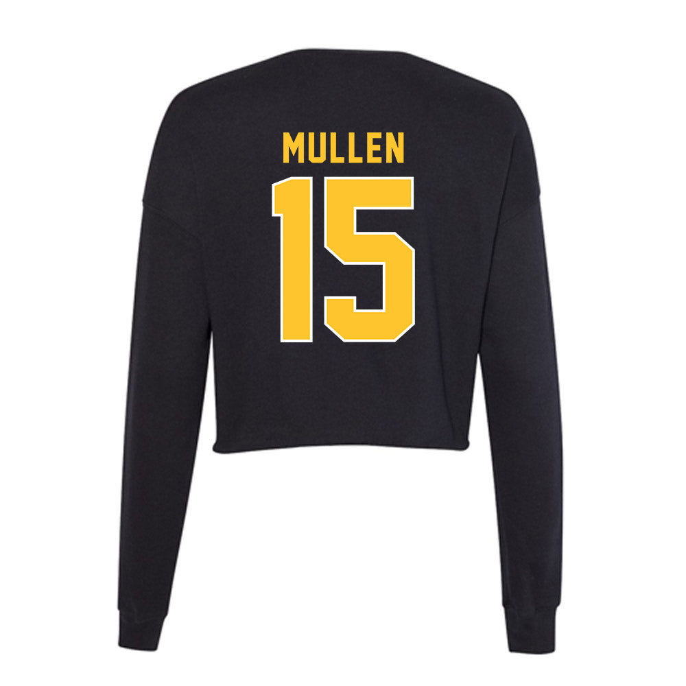 GMU - NCAA Women's Lacrosse : Gracie Mullen - Women's Cropped Crew Fleece-1