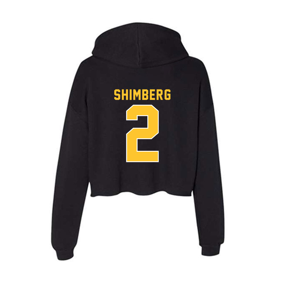 GMU - NCAA Women's Soccer : Ashley Shimberg - Women's Crop Fleece Hoodie-1