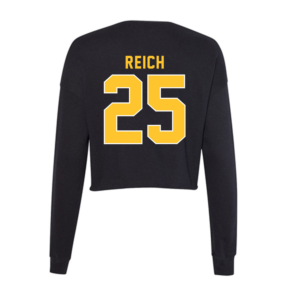 GMU - NCAA Women's Soccer : Taryn Reich - Women's Cropped Crew Fleece-1