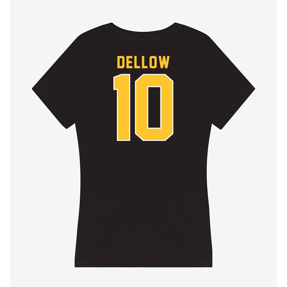 GMU - NCAA Softball : Haleigh Dellow - Women's V-Neck T-Shirt-1