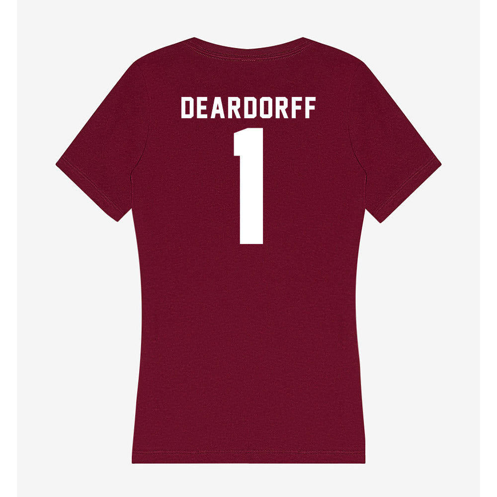 Loyola - NCAA Women's Soccer : Allison Deardorff - Women's V-Neck T-Shirt-1