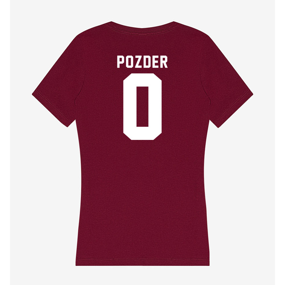 Loyola - NCAA Men's Soccer : Nemanja Pozder - Women's V-Neck T-Shirt-1