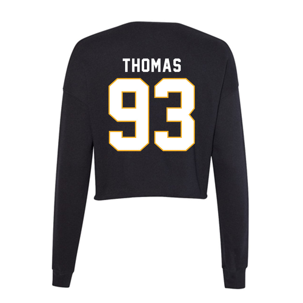 SJSU - NCAA Football : Colton Thomas - Women's Cropped Crew Fleece-1