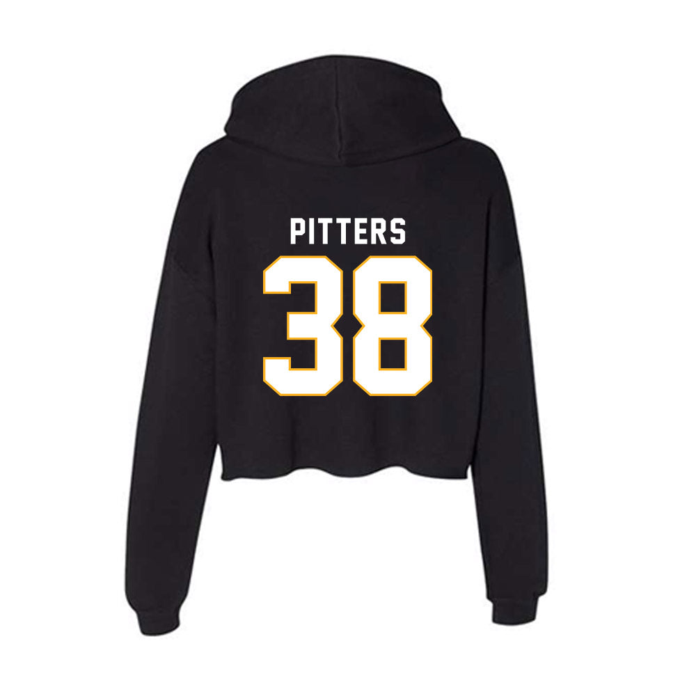 SJSU - NCAA Football : Nassir Pitters - Women's Crop Fleece Hoodie-1