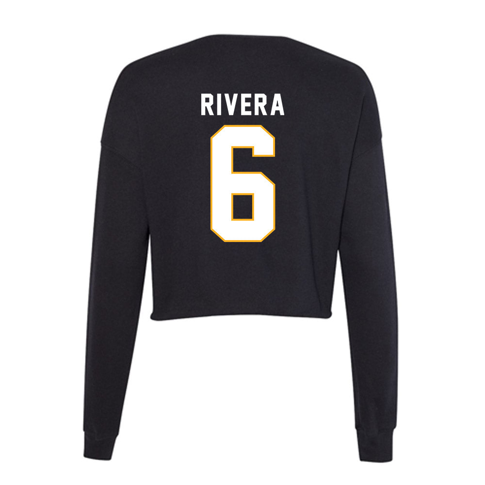 SJSU - NCAA Men's Soccer : Gilberto Rivera - Women's Cropped Crew Fleece-1