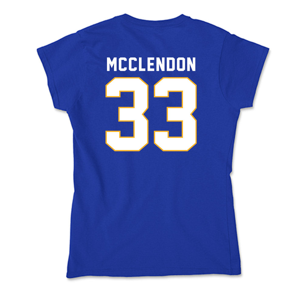 SJSU - NCAA Football : Greg McClendon - Soft Style Women’s T-Shirt-1