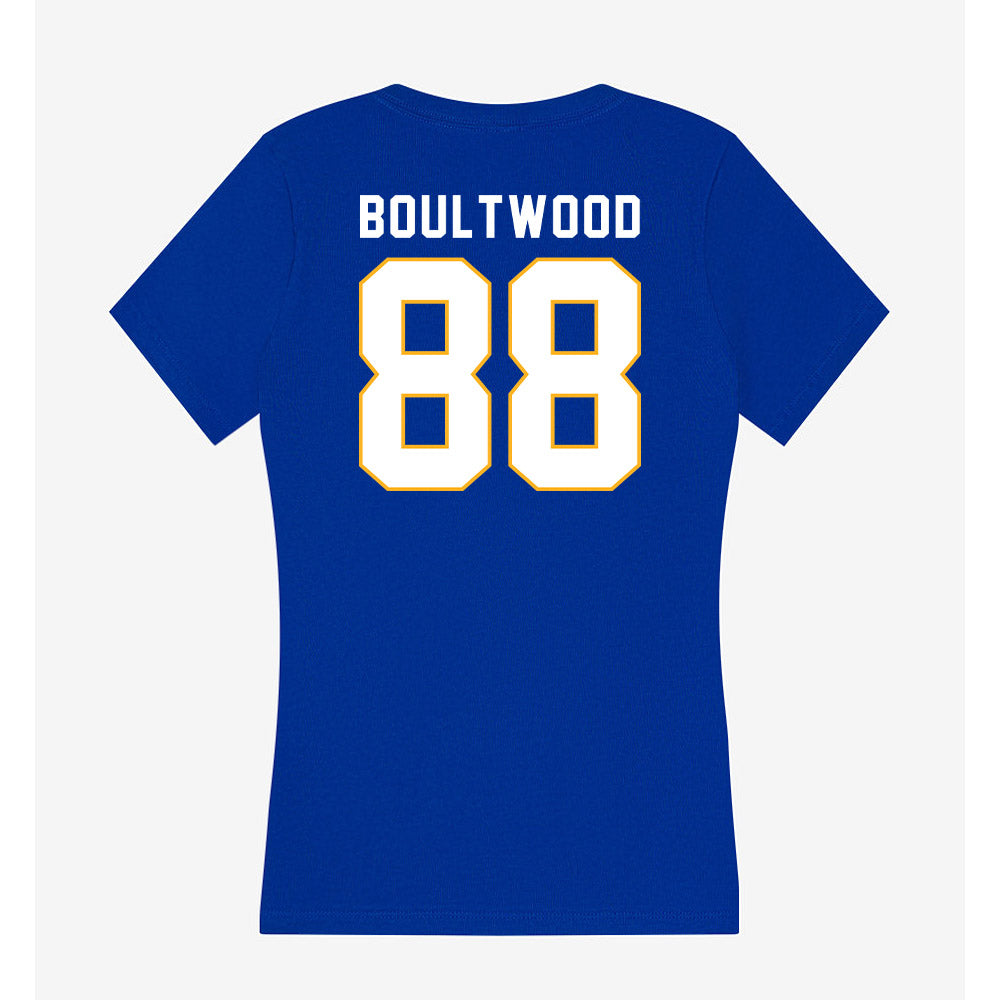 SJSU - NCAA Football : Ryan Boultwood - Women's V-Neck T-Shirt-1