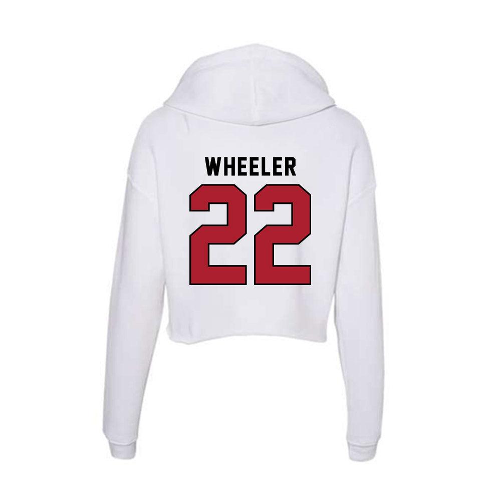 Nicholls State - NCAA Women's Soccer : Alyssa Wheeler - Classic Shersey Women's Crop Fleece Hoodie-1
