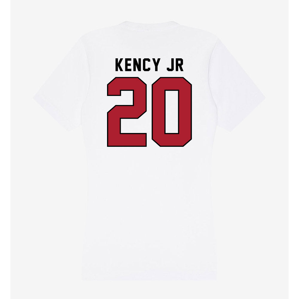 Nicholls State - NCAA Football : David Kency Jr - Classic Shersey Women's V-Neck T-Shirt-1