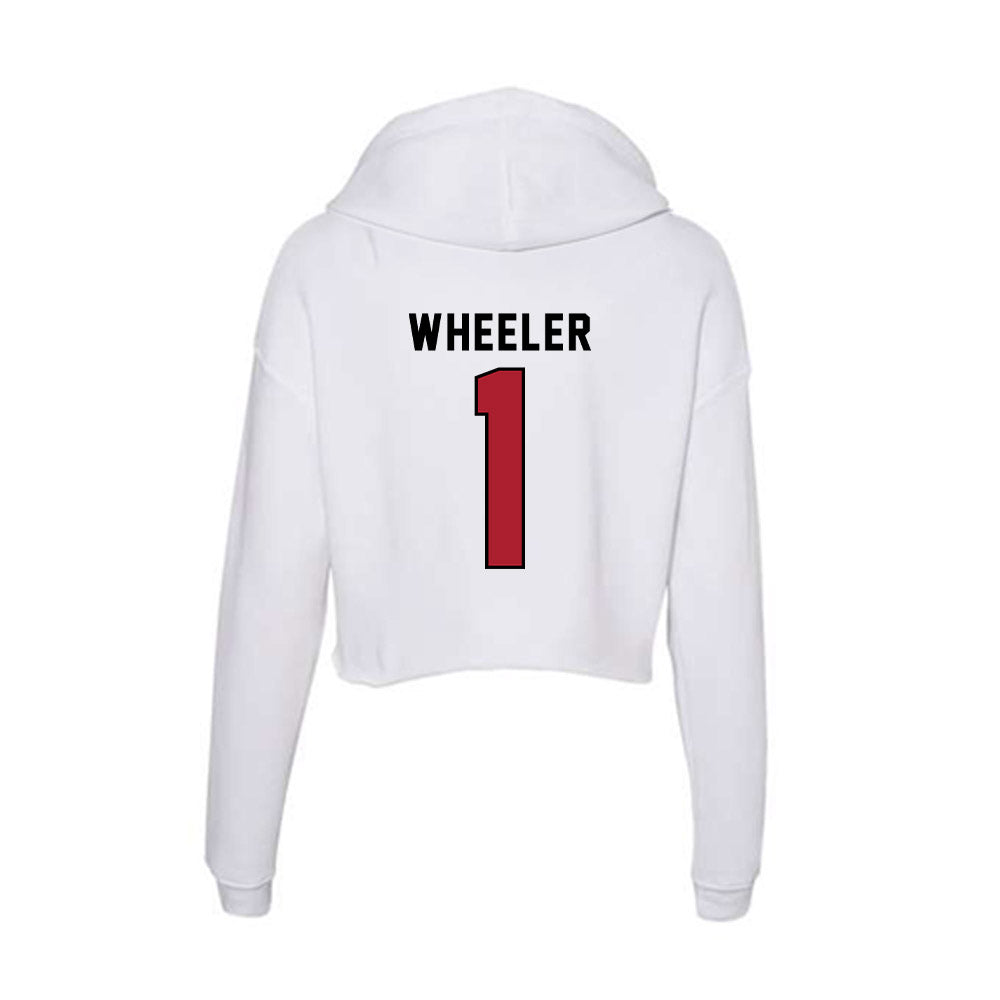 Nicholls State - NCAA Women's Soccer : Kaylin Wheeler - Classic Shersey Women's Crop Fleece Hoodie-1