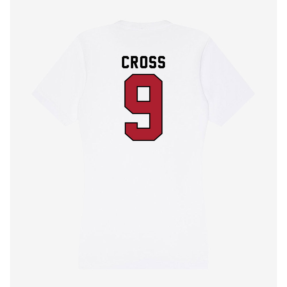 Nicholls State - NCAA Men's Basketball : Zaiden Cross - Classic Shersey Women's V-Neck T-Shirt-1