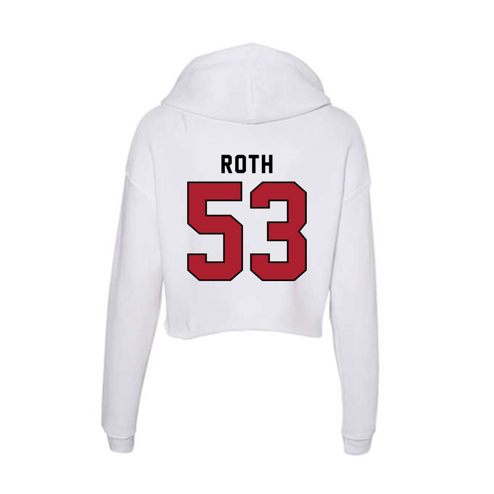 Nicholls State - NCAA Football : Craig Roth - Classic Shersey Women's Crop Fleece Hoodie-1
