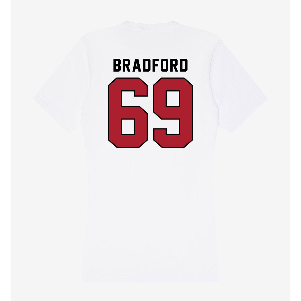 Nicholls State - NCAA Football : Joseph Bradford - Classic Shersey Women's V-Neck T-Shirt-1