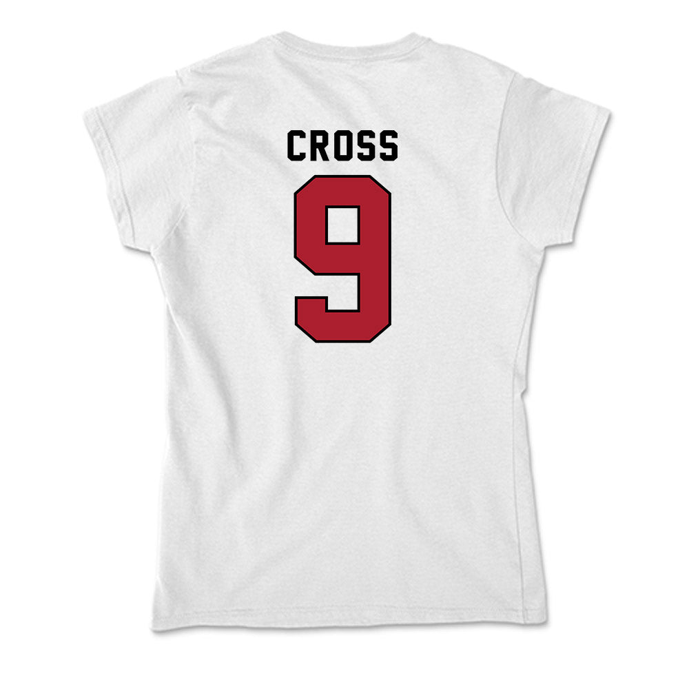 Nicholls State - NCAA Men's Basketball : Zaiden Cross - Classic Shersey Soft Style Women’s T-Shirt-1