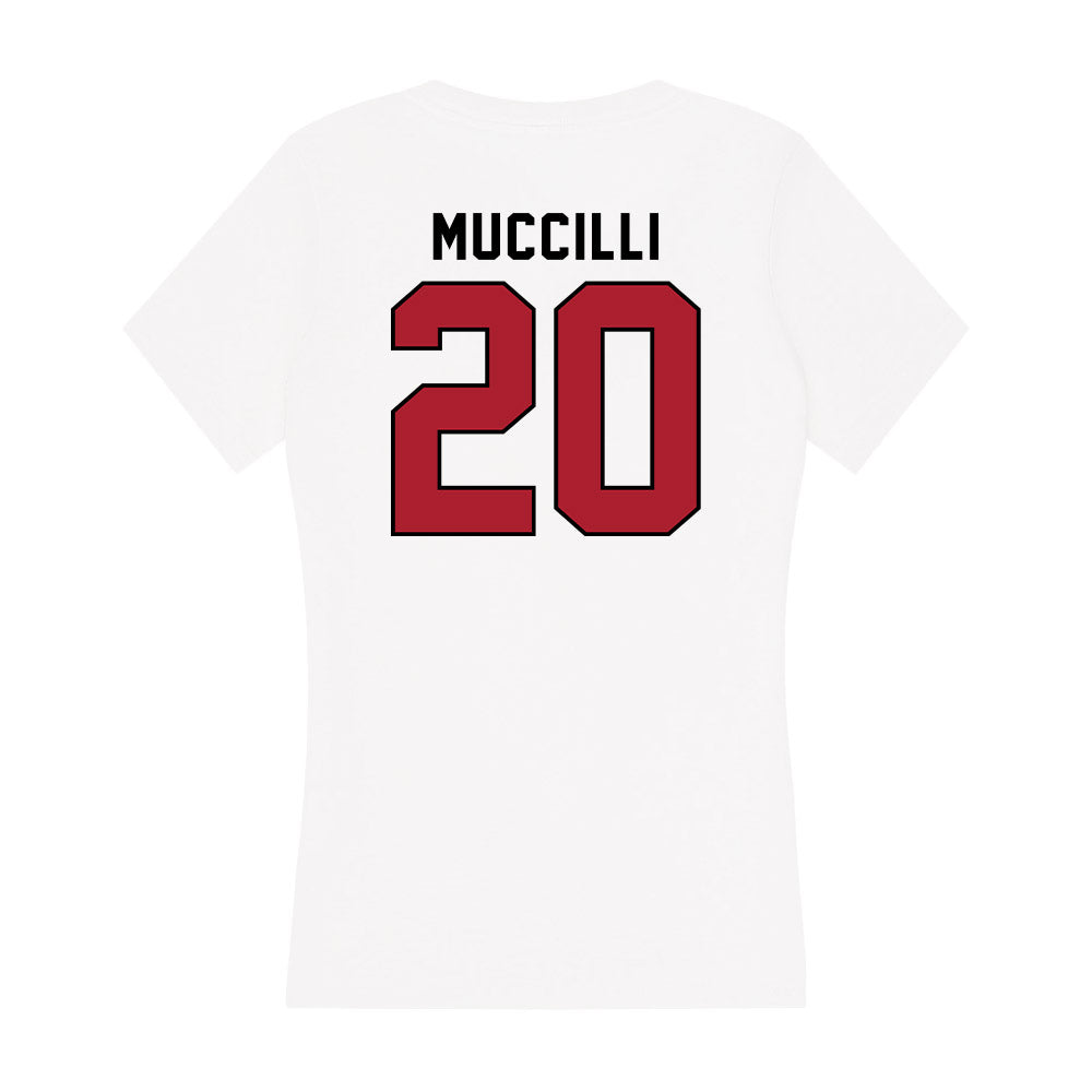 Nicholls State - NCAA Softball : Carmella Muccilli - Classic Shersey Women's V-Neck T-Shirt-1