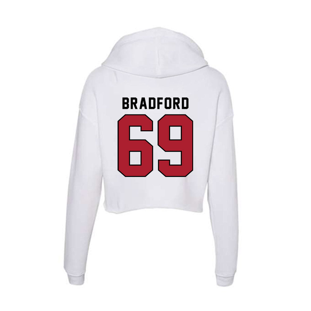 Nicholls State - NCAA Football : Joseph Bradford - Classic Shersey Women's Crop Fleece Hoodie-1