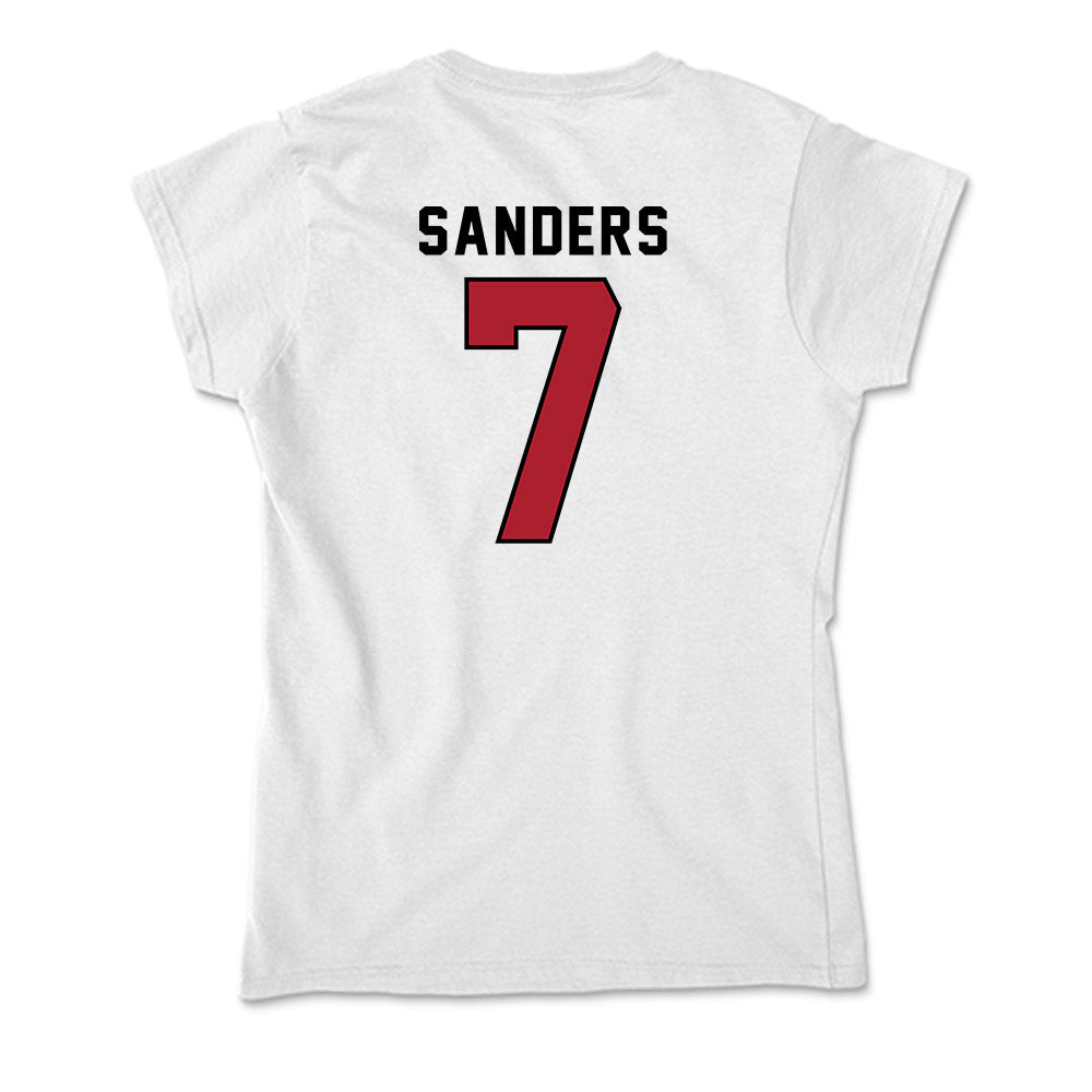 Nicholls State - NCAA Men's Basketball : Grant Sanders - Classic Shersey Soft Style Women’s T-Shirt-1
