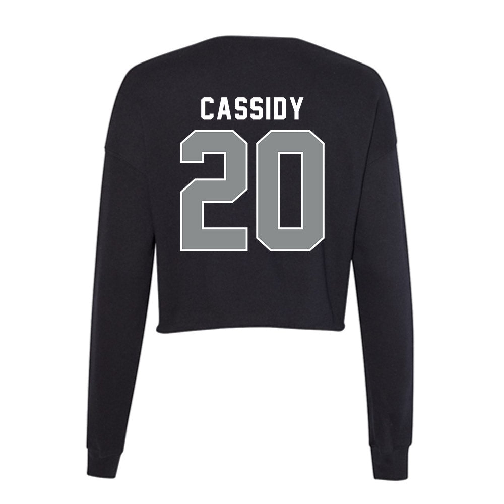 Memphis - NCAA Baseball : Trae Cassidy - Women's Cropped Crew Fleece-1