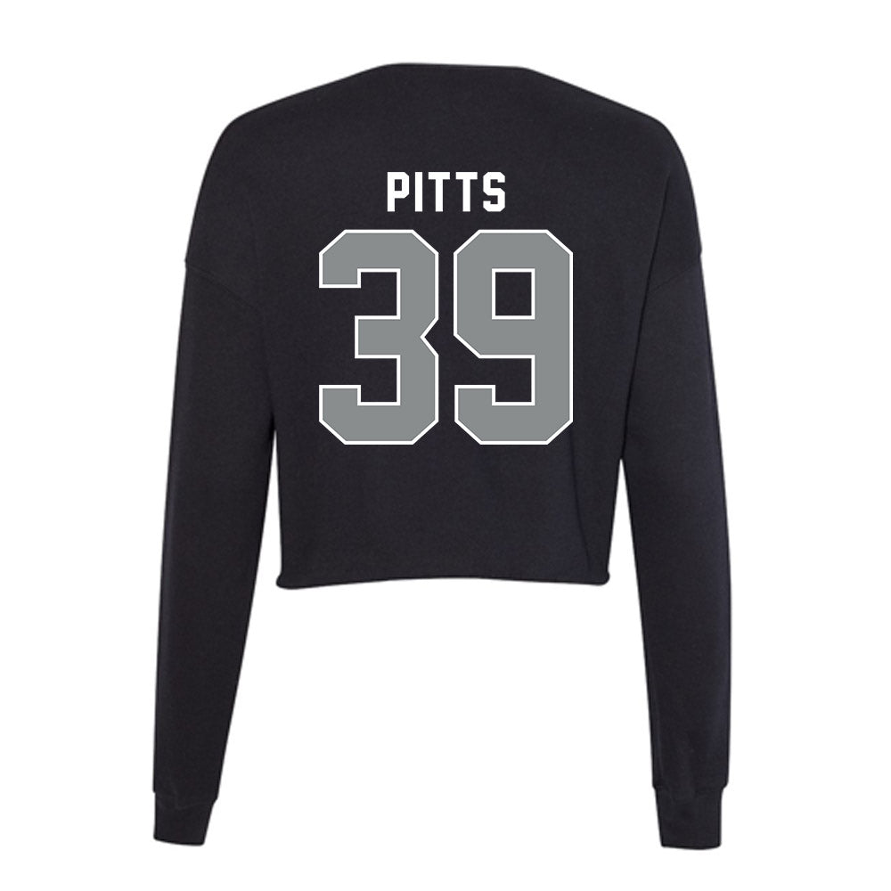 Memphis - NCAA Baseball : Jack Pitts - Women's Cropped Crew Fleece-1