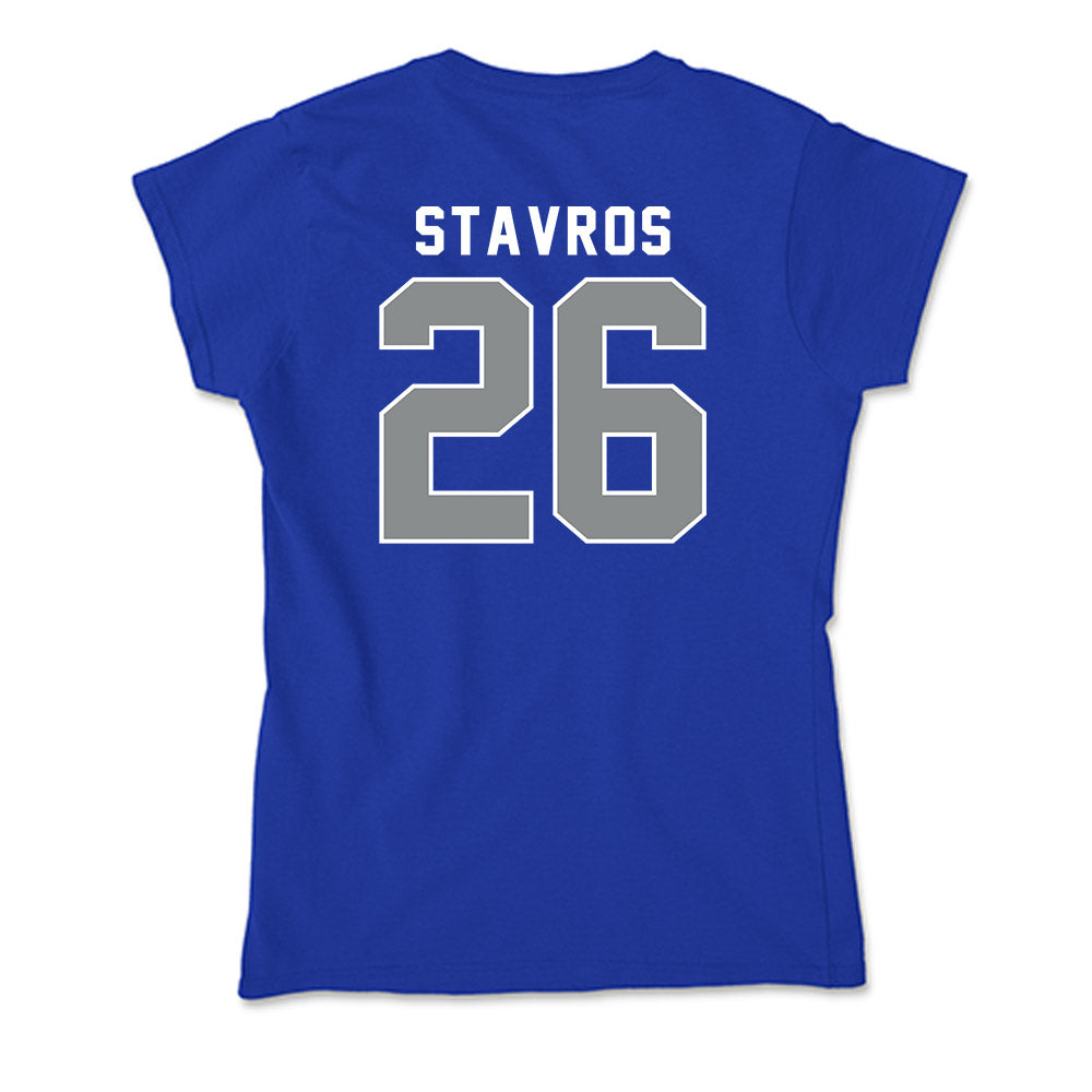 Memphis - NCAA Men's Soccer : Dino Stavros - Soft Style Women’s T-Shirt-1