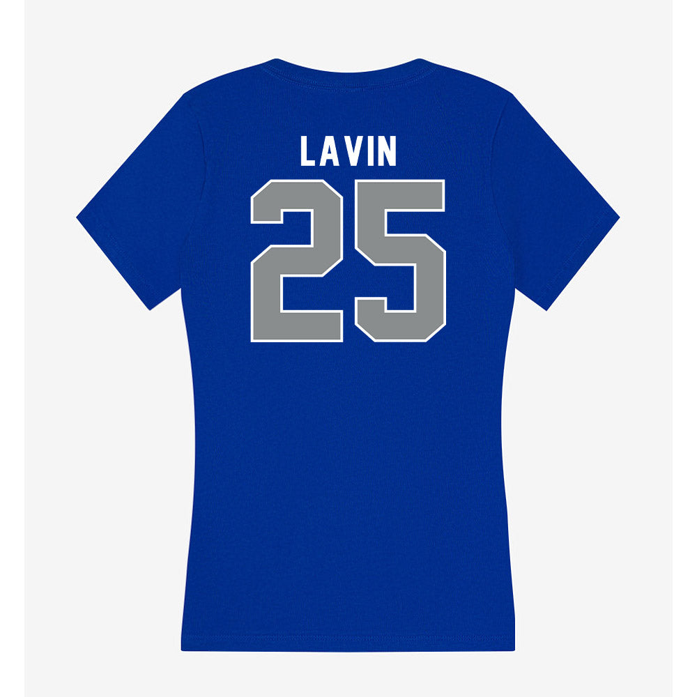 Memphis - NCAA Women's Soccer : Finley Lavin - Women's V-Neck T-Shirt-1