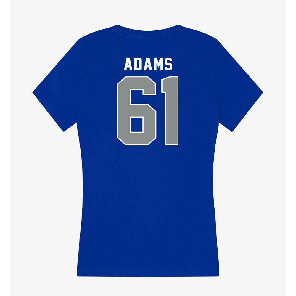 Memphis - NCAA Football : Chris Adams - Women's V-Neck T-Shirt-1