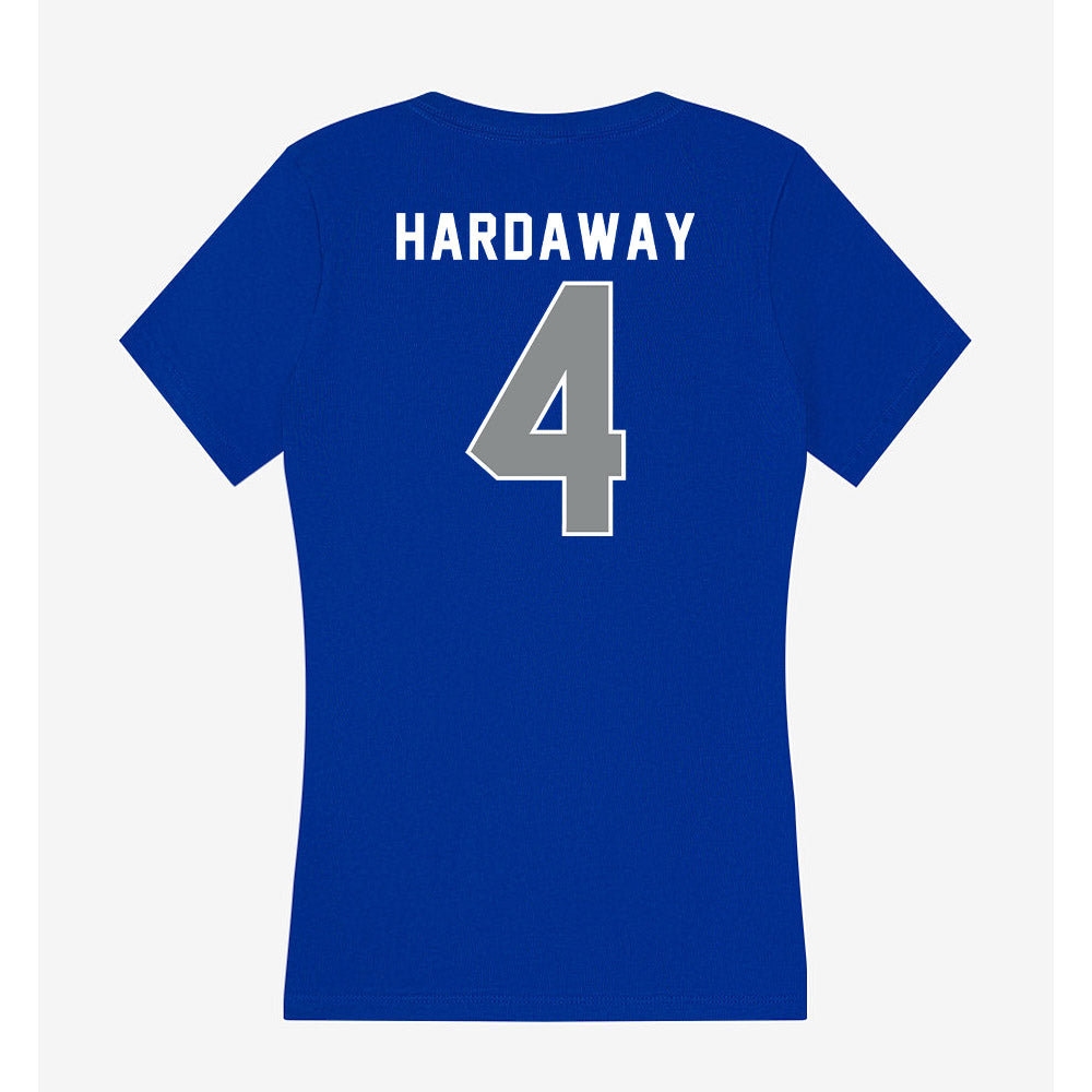 Memphis - NCAA Men's Basketball : Ashton Hardaway - Women's V-Neck T-Shirt-1