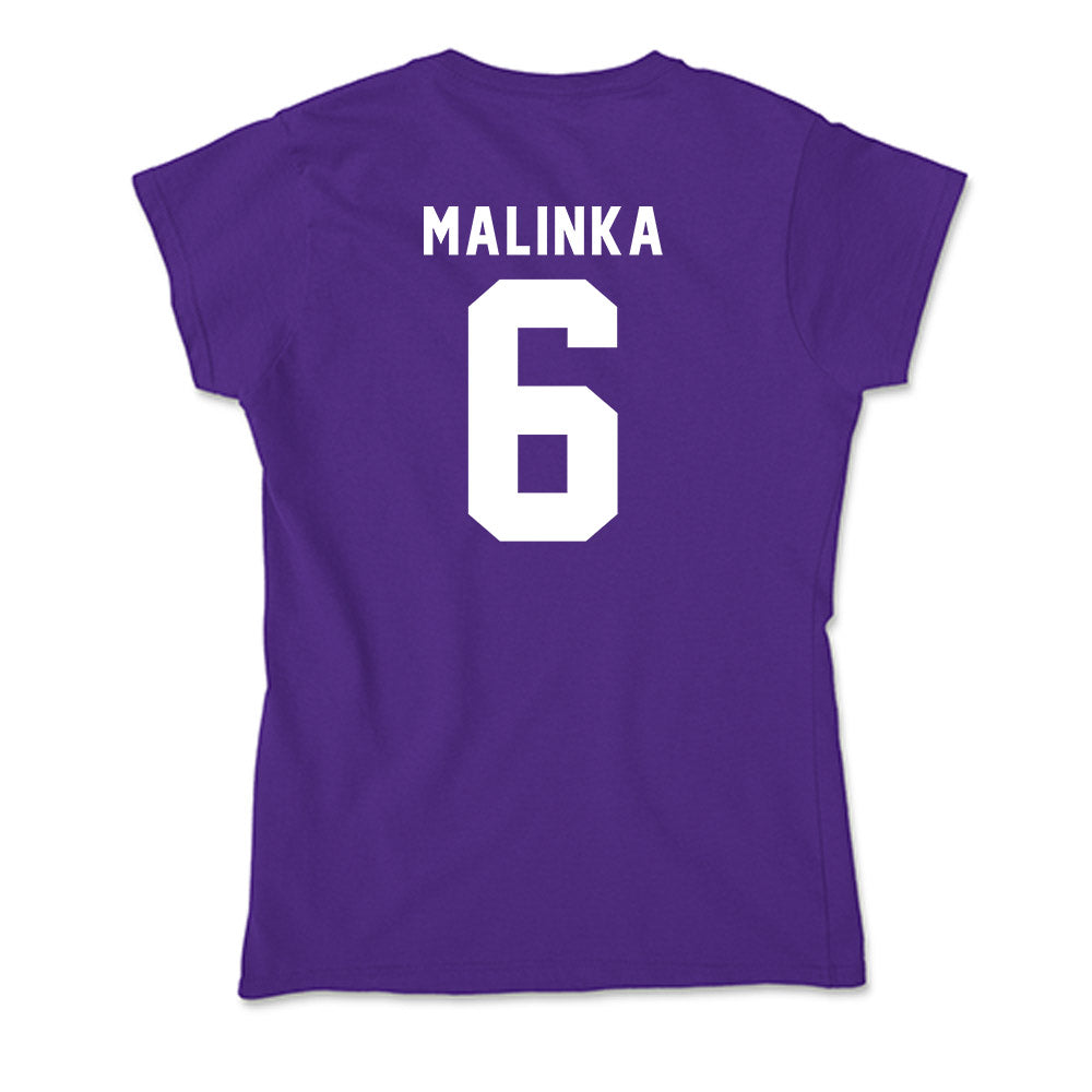 Tarleton State - NCAA Women's Basketball : Luka Malinka - Soft Style Women’s T-Shirt-1