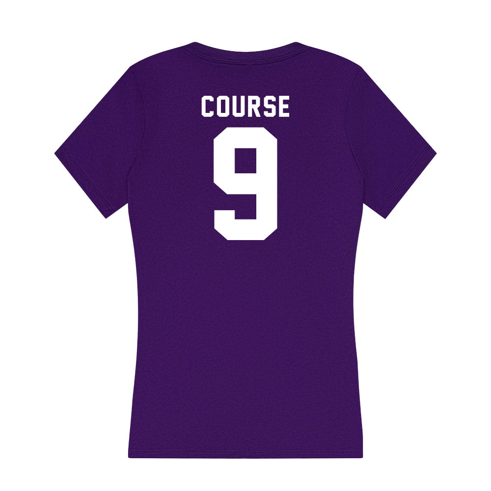 Tarleton State - NCAA Men's Basketball : Collin Course - Women's V-Neck T-Shirt-1