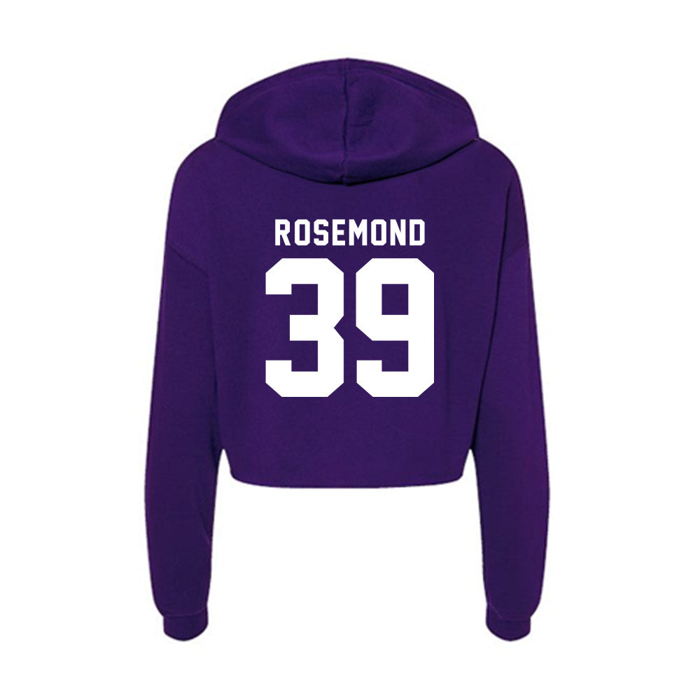 Tarleton State - NCAA Football : Deangelo Rosemond - Women's Crop Fleece Hoodie-1