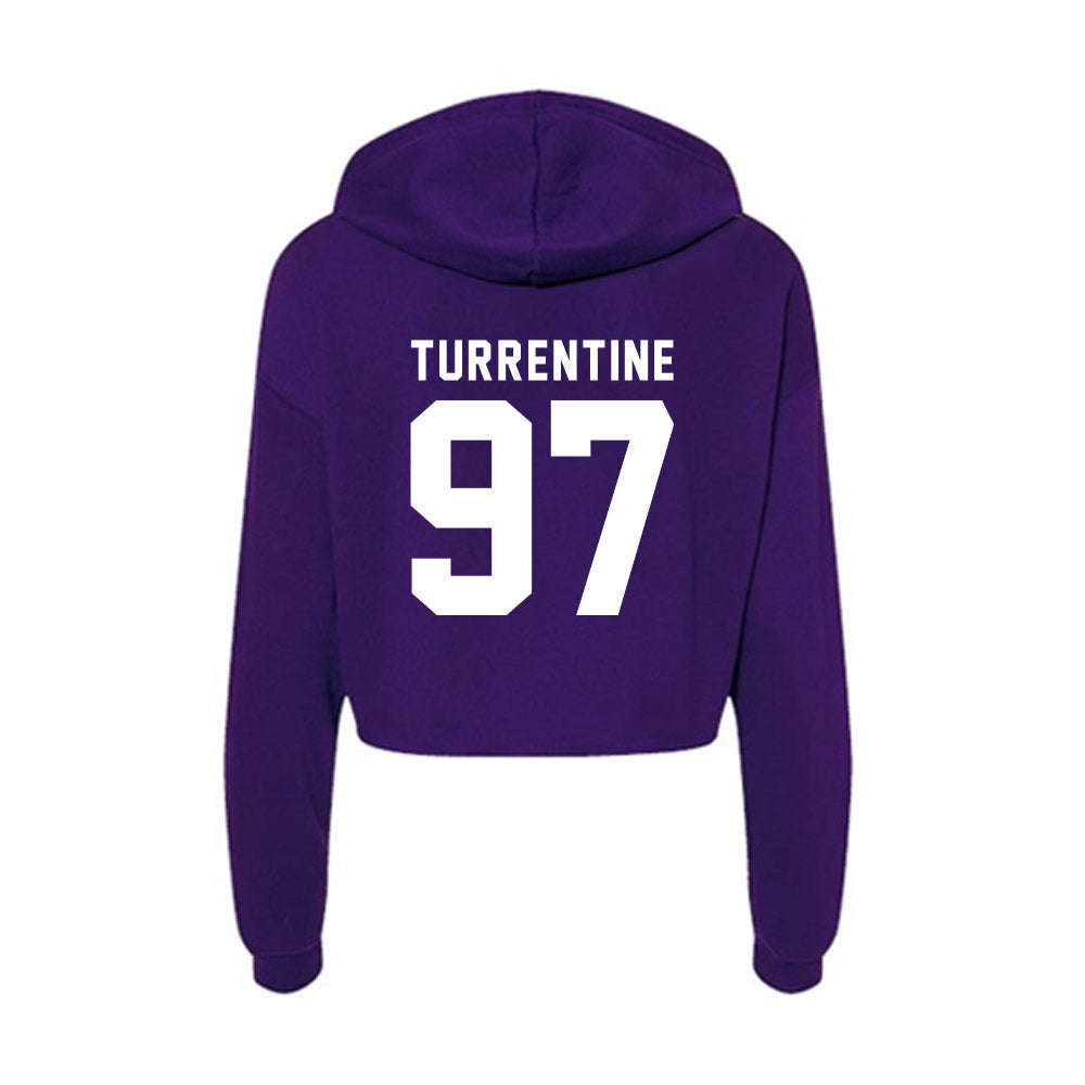 Tarleton State - NCAA Football : James Turrentine - Women's Crop Fleece Hoodie-1